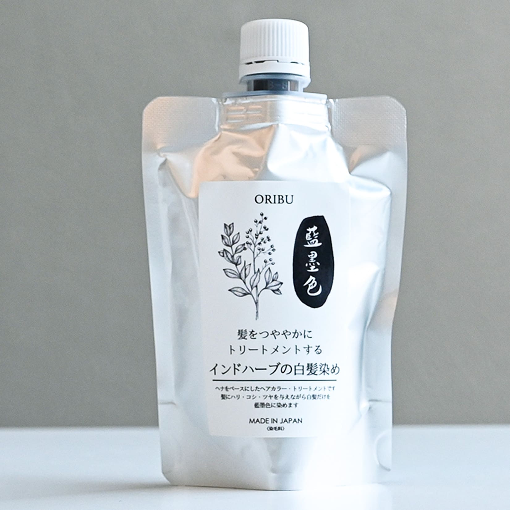 インドハーブの白髪染め(藍墨色)150g